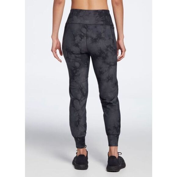 Calia By Carrie Underwood Core Energize Jogger Pants Pure Black/Charcoal Tie Dye - Picture 1 of 13